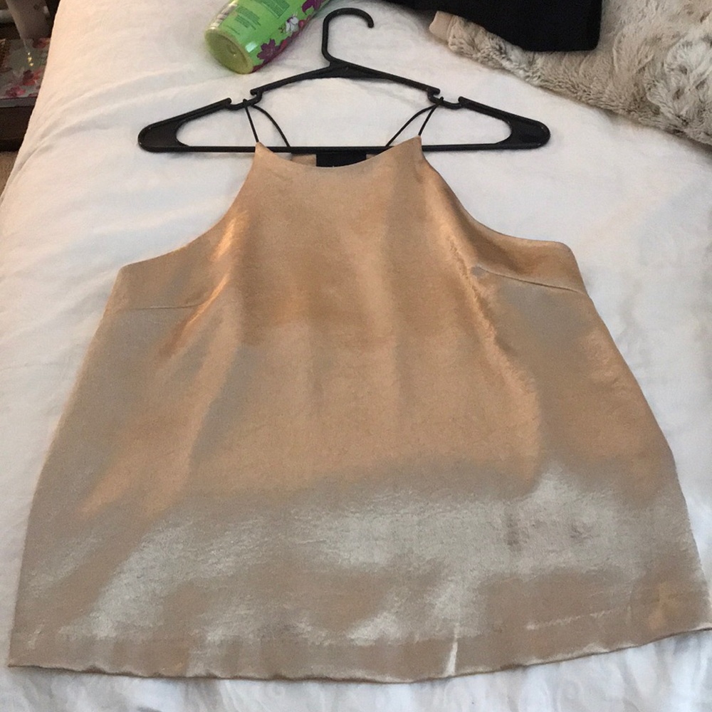 Gold tank top